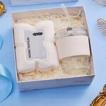 Gift Set Factory - Mini Fan Umbrella Water Bottle Towel Set