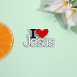 Metal Brooch Factory - Creative English Love Alloy Drip Oil Brooch