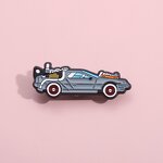 Lapel Pin Factory - Creative Back to the Future Car Badge