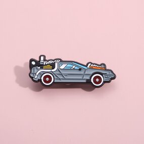 Lapel Pin Factory - Creative Back to the Future Car Badge