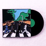 Brooch Factory - Music Album Vinyl Record Alloy Badge Pin
