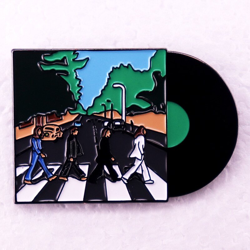 Brooch Factory - Music Album Vinyl Record Alloy Badge Pin