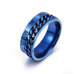 Men's Ring Factory - Titanium Steel Digital Rotatable Chain Ring