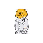 Enamel Pins Factory - Funny Duck Doctor Animal Medical Badge