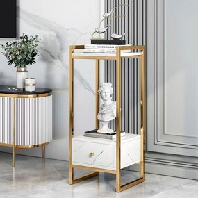 Side Table Factory - Luxury Metal Glass Side Table