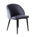 Dining Chair Manufacturer - Gold Iron Leg Fabric Chair