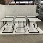 Coffee Table Factory - Nordic Iron Art Stone Table
