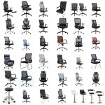 Office Chair Factory - Ergonomic Metal Fabric Chair