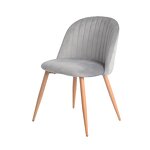 Dining Chair Manufacturer - Gold Iron Leg Fabric Chair