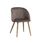 Dining Chair Manufacturer - Gold Iron Leg Fabric Chair