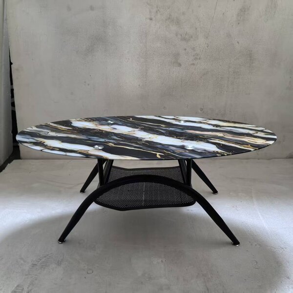 Coffee Table Manufacturer - Black Metal Hotel Furniture