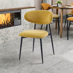 Dining Chair Factory - Tempered Glass Leather Chair