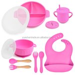 Baby Dining Set Factory - Wholesale BPA Free Suction Plate Set