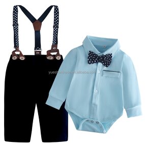Baby Boy Suit Factory - Cotton Single Breasted Blazers Wedding Set