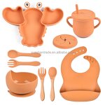 Baby Dining Set Factory - Silicone Suction Plate Cutlery Set
