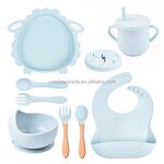 Baby Feeding Set Factory - Custom Wooden Spoon Silicone Set