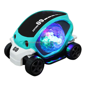 Electric Car Toy Factory - 3D Light Rotating Colorful Music Car