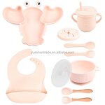 Kids Dining Set Factory - Wholesale Food Grade Silicone Feeding Set