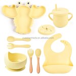 Baby Dining Set Factory - Silicone Suction Plate Cutlery Set
