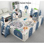 Indoor Playpen Factory - Foldable Plastic Play Yard with Swing