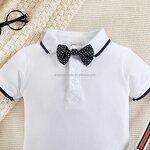 Baby Boys Clothes Set Factory - Summer Overalls Cotton Romper Set