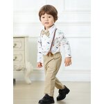 Baby Boy Suit Factory - Cotton Single Breasted Blazers Wedding Set