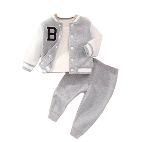 Boys Baseball Jersey Set Factory - Hip Hop Letter Pattern Outfit