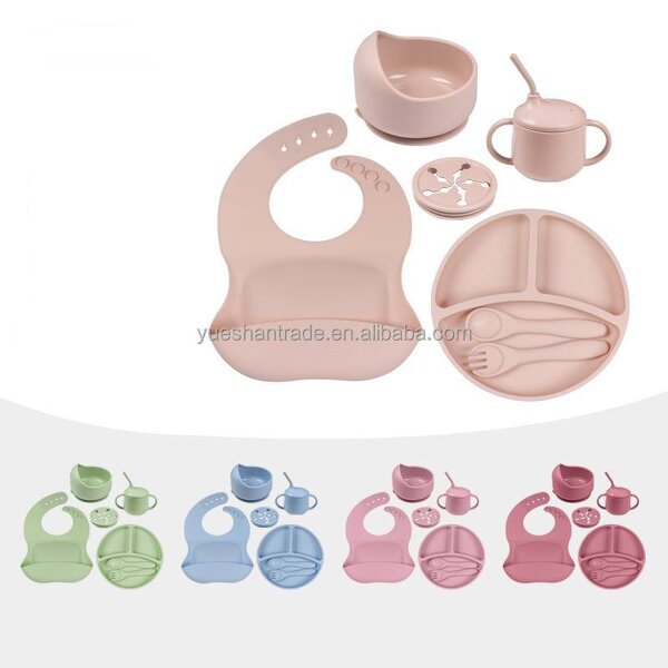 Baby Feeding Set Factory - BPA Free Silicone Suction Bowl Plate