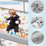 Baby Playpen Factory - Direct Sale Plastic Foldable Kids Playpen