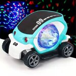 Electric Car Toy Factory - 3D Light Rotating Colorful Music Car