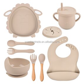 Baby Feeding Set Factory - Custom Wooden Spoon Silicone Set