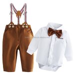 Baby Boy Suit Factory - Cotton Single Breasted Blazers Wedding Set