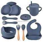 Baby Dining Set Factory - Custom Silicone BPA Free Feeding Set