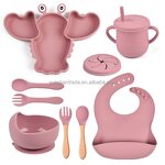 Baby Dining Set Factory - Silicone Suction Plate Cutlery Set