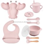 Kids Dining Set Factory - Wholesale Food Grade Silicone Feeding Set