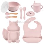 Baby Feeding Set Factory - 100% Food Grade BPA Free Silicone Set