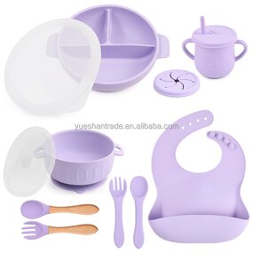 Baby Dining Set Factory - Wholesale BPA Free Suction Plate Set