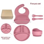 Baby Feeding Set Factory - BPA Free Silicone Suction Bowl Plate