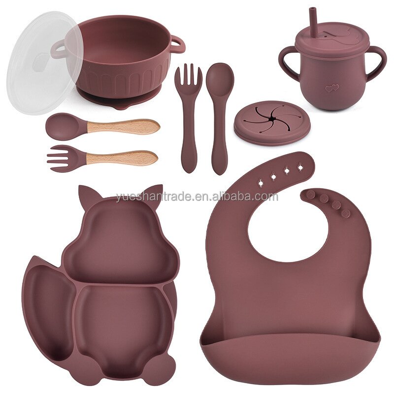 Baby Feeding Set Factory - 100% Food Grade BPA Free Silicone Set