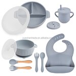 Baby Dining Set Factory - Wholesale BPA Free Suction Plate Set