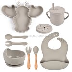 Baby Dining Set Factory - Silicone Suction Plate Cutlery Set