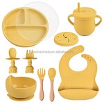 Baby Dining Set Factory - Custom Logo BPA-Free Silicone Set