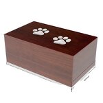 Pet Casket Factory - Wholesale Custom Wood Cat Rabbit Paws Urn