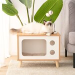 Cat Bed Factory - OEM ODM Rectangular Bedside Table Cat Bed
