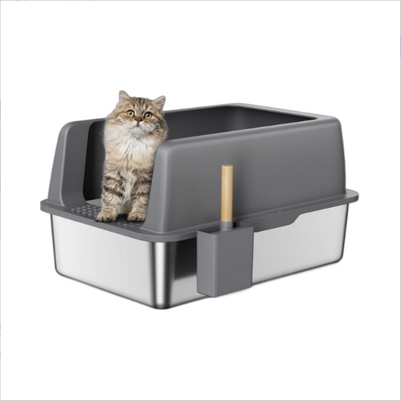 Cat Litter Box Factory - 2024 New Closed Stainless Steel Box