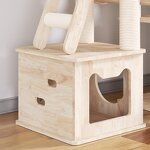 Cat Scratching Post Factory - Indoor Wooden Sisal Climbing Frame