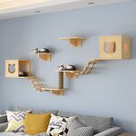 Cat Shelf Factory - Wholesale Solid Wood Wall Mounted Scratcher