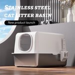 Cat Litter Box Factory - Original Design Covered Stainless Steel