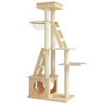 Cat Tree House Factory - Natural Wood Color Big Space Capsule