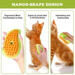 Pet Comb Factory - 3 in 1 Rechargeable Silicone Steam Brush
